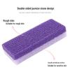 Double-Sided Striped Pumice Foot File: Pedicure Tool for Foot Massage and Dead Skin Removal.