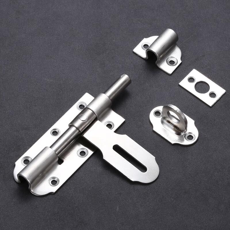 JNL Heavy-Duty Stainless Steel Door Latch with Padlock Hasp
