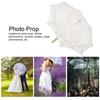 West   Bridal Lace Umbrella Parasol Banquet Stage Photography Prop Wedding Supplies