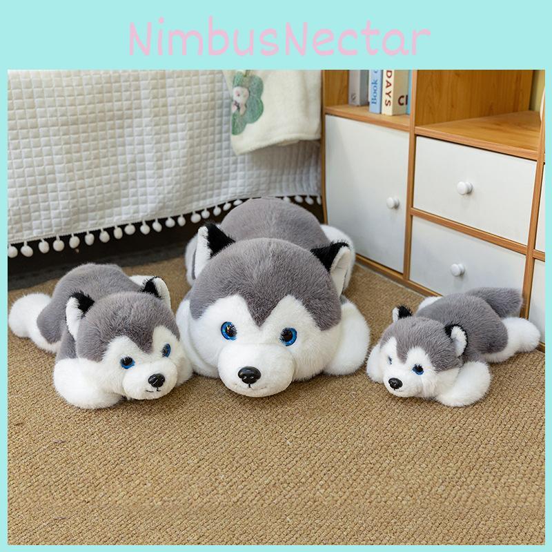 Husky Soft Compact Doll Reversible Design Children Plush Toys Gift Collectors