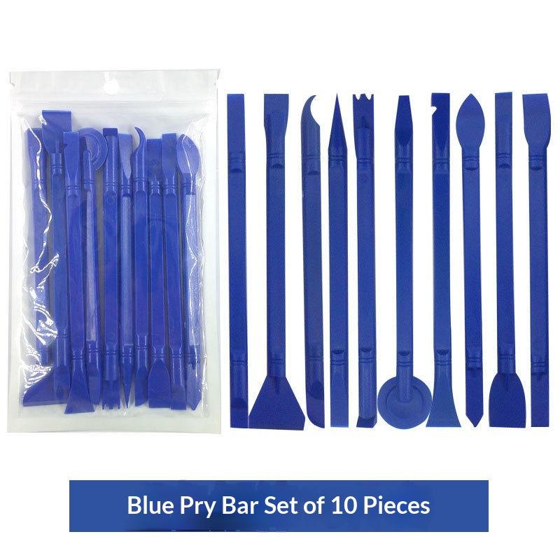 

10Pcs/Set 10 In 1 Plastic Crowbar Disassembly Spudger Opening Tools Kit For Phone Pad Tablets Laptop PC Repairing Opening Tools синій