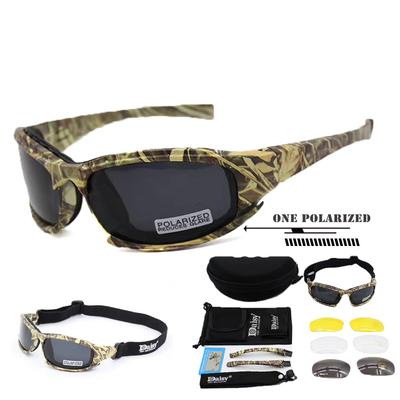 Taktické brýle X7 Pánské lovecké polarizované maskáčové sluneční brýle Wargame brýle Cyklistické cyklistické fotochromatické brýle