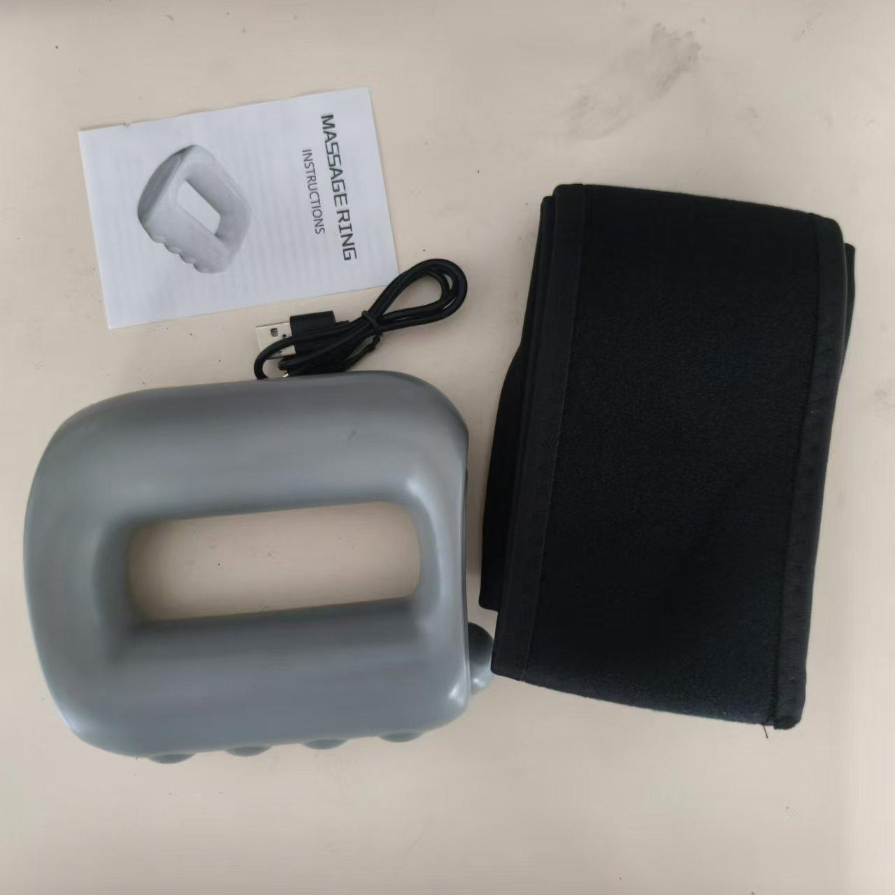 

Fascia Ring Fascia Gun Massage Ring Vibration MassagingTool Shoulder and Neck Yoga Ring Small Fat Rejection Machine Lazy Belt 14.3*12*4.6CM серый