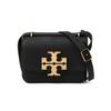 Eleanor Double T Gold Logo Flap Leather Crossbody Shoulder Bag Small Women Bags Black 147831-001