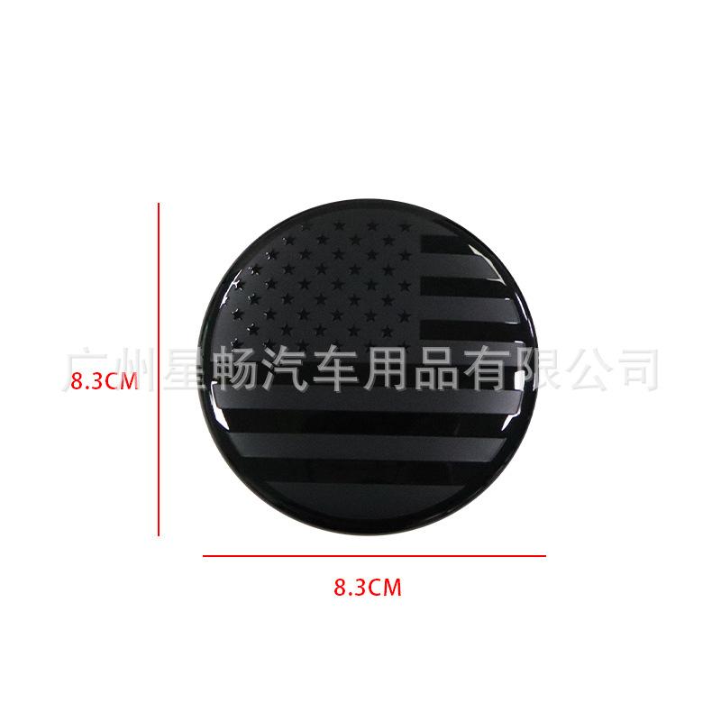 4Pcs 83mm USA Flag Wheel Center Caps For Chevrolet GMC Pickup RV Hub Covers OE#22837060