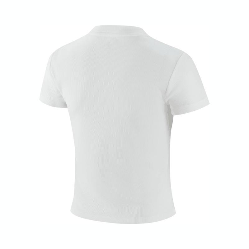 New Converse T Shirts Women's White WCH893-W70