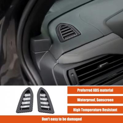 ABS Carbon Dashboard Interior Air Vent Outlet Cover Trim For Subaru Forester 25+