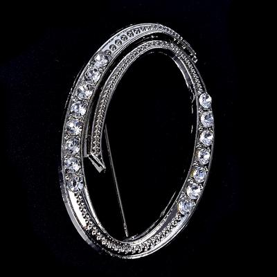 26 Letters Women Collar Brooch Pin Corsage Bouquet Jewelry