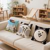 Anime T-The B-Battle Cats Cushion Cover Comfortable Reversible Pillow Cover Ideal for Car Sofa Bedroom & Beyond