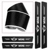 1/4/5Pcs Car Door Sill Scuff Plate Decor Carbon Fiber Stickers For BMW Mini Cooper One JCW F54 F55 F56 F57 F60 R50 R52 R53 R55