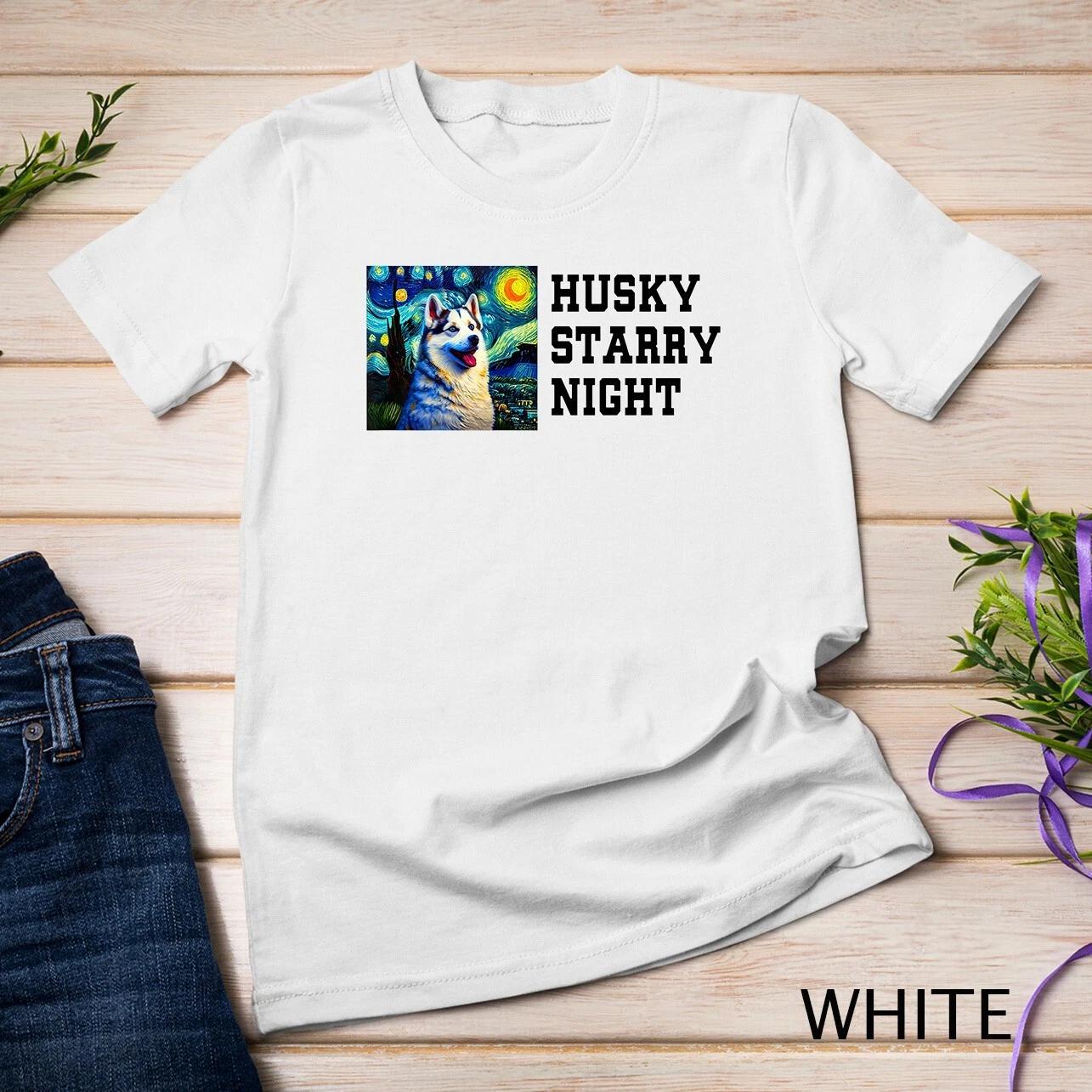 Girls Women Mom Siberian Husky Dog Sunflower Gift T-Shirt Unisex T-shirt M