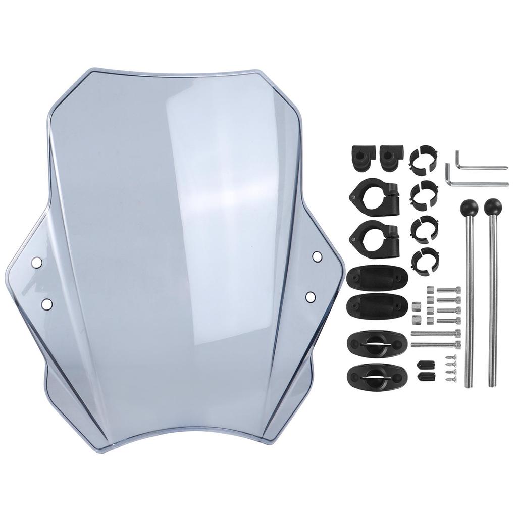 Universal Motorcycle Windshield Rain Cover for Street Bikes with Bracket