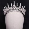 New Bridal Tiara White Pearl Crown Rhinestone Crown Wedding Accessories Princess Hair Accessories