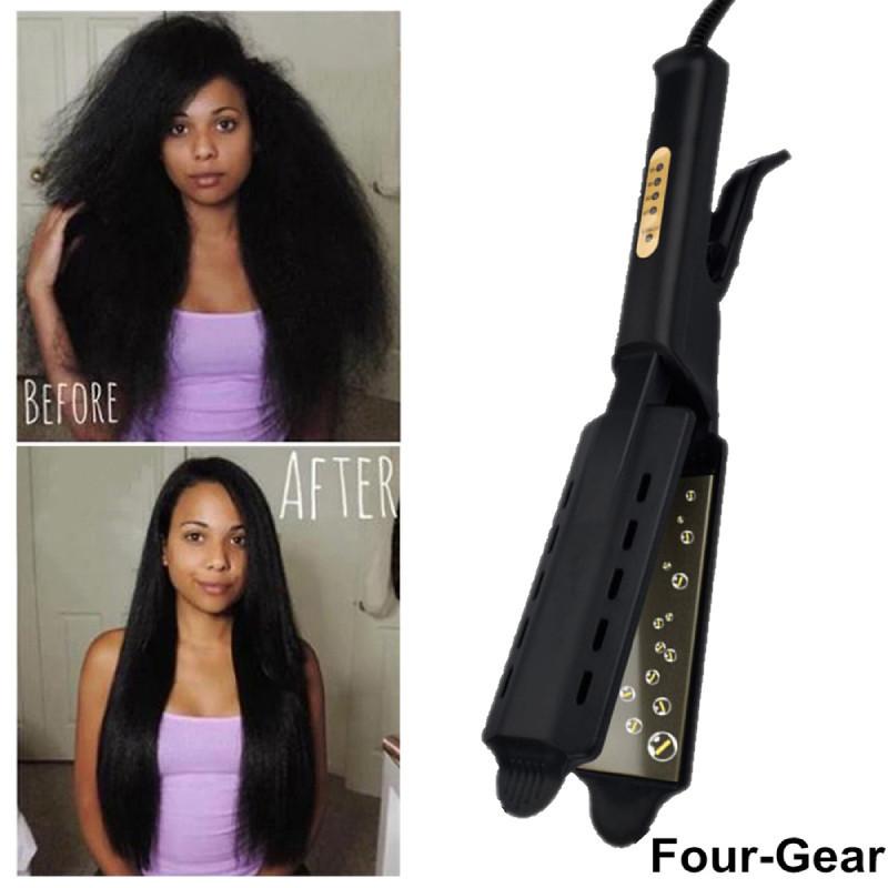 Professional Salon Uk Ceramic Steam Tourmaline Ionic Flat Iron Straightener Hair
