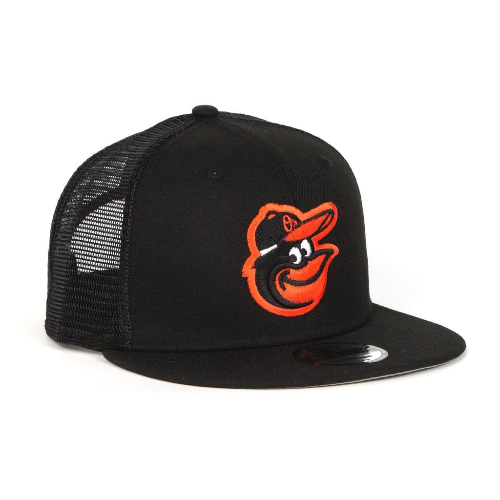 NEW ERA MLB Mesh Cap Snapback 9FIFTY Baltimore Orioles black Orioles Free Size