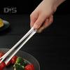 Pinzas largas para parrilla de acero inoxidable, pinzas para carne de barbacoa, agarre antideslizante, herramienta de cocina para cocinar a la parrilla, accesorios para hornear