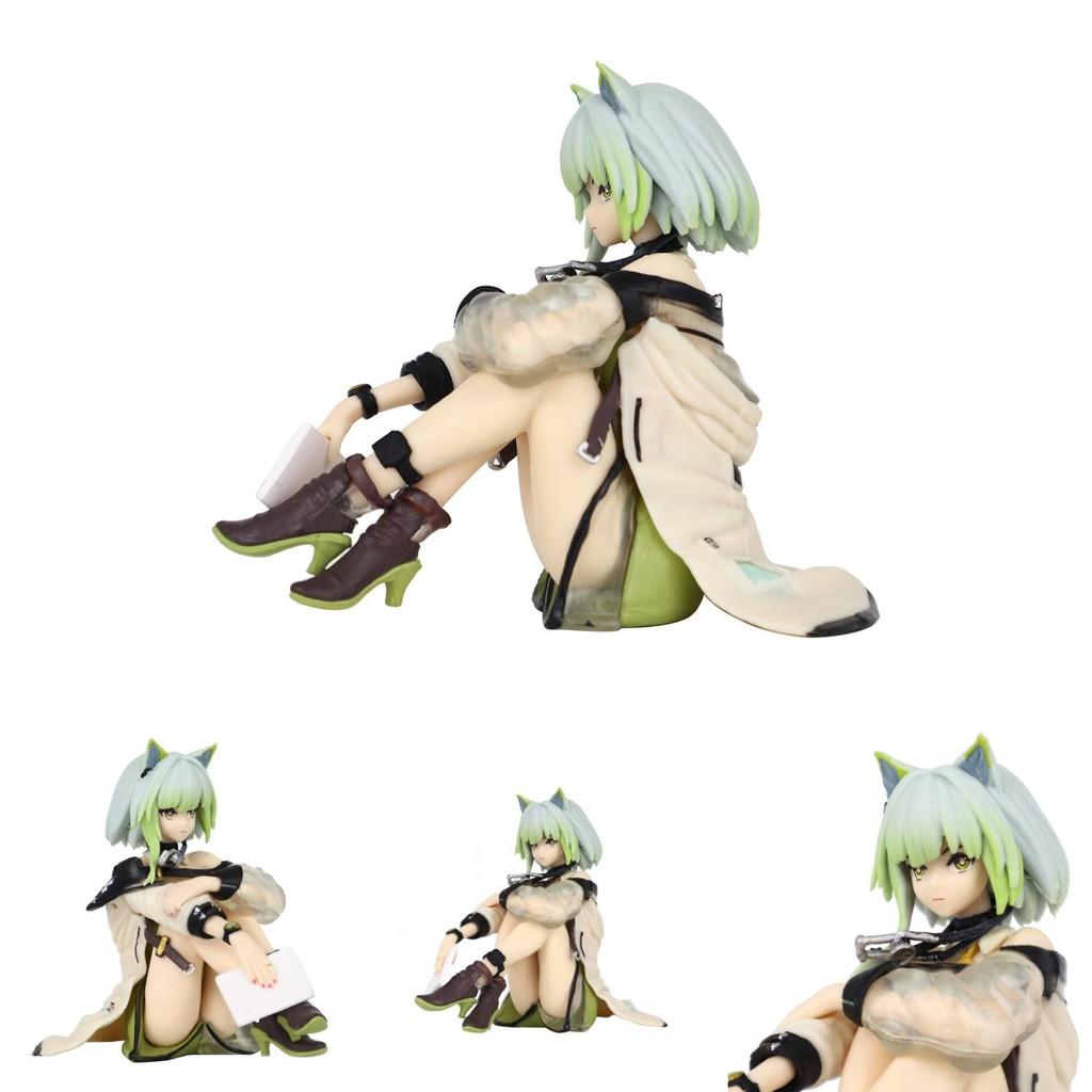 Stunning Arknights Kelsey Figurine Energetic Pose Pvc Material For Collectors