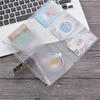 Standard Notebook Storage Bag Journal Planner Card Holder PVC Zipper Bag Notebook Zipper Bag