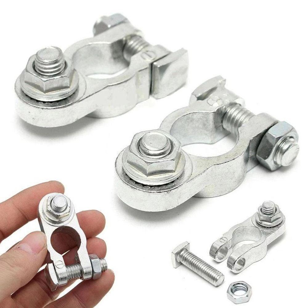 

2pair Positive&Negative Pole Stud Type Cable Connectors Car Clamp Connector Boat