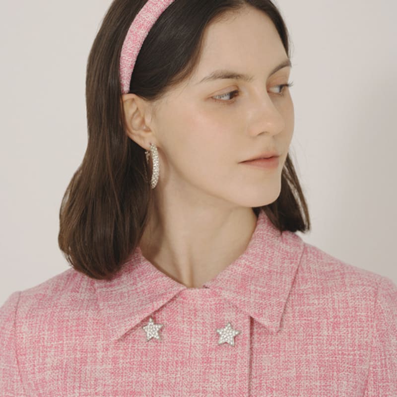 iCE GARDEN Tweed Hair Band