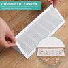 Magnetic Rectangular Floor Vent Mesh Cover - PVC Register Screen Diffuser