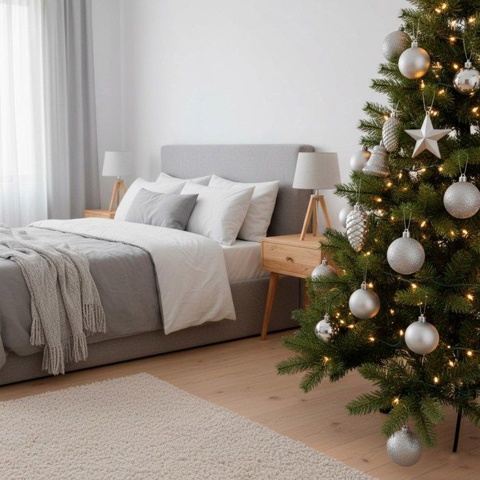 Boules de Noël - SPRINGOS - 100 pcs - Argent - Incassables - Décorations variées