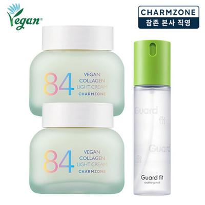 Charmzone Vegane Kollagen Leichte Creme 50ml x 2 + Zusätzlicher Mist