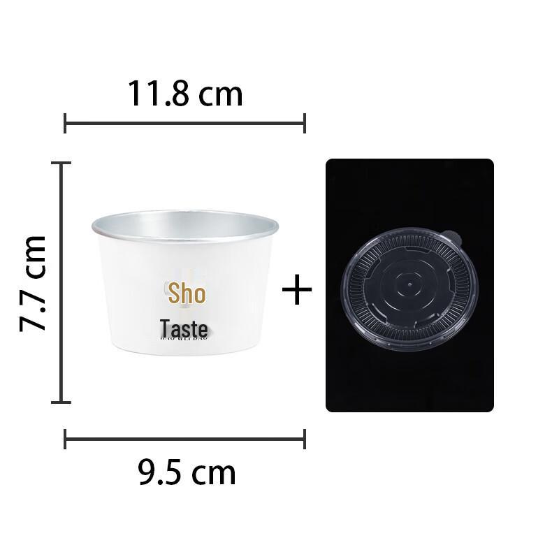 Shixun 560ML Insulated Aluminum Foil Takeaway Bowl Set
