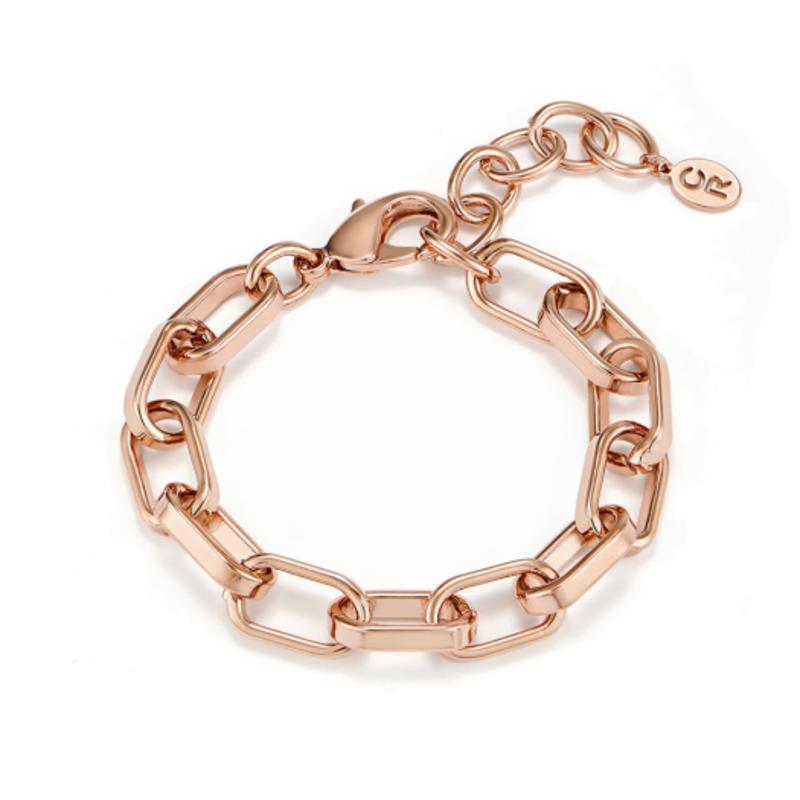

CRANNE Square Chain Bracelet C24BB077 Rose gold