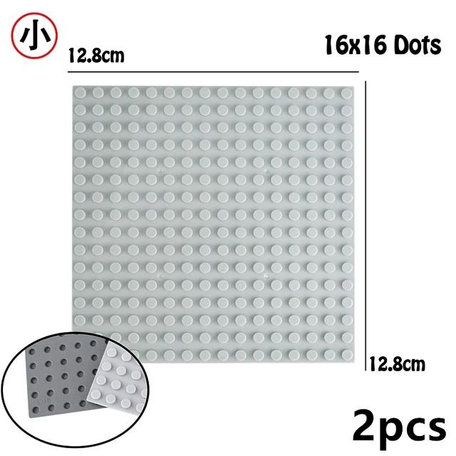 City Classic 32x32 32x16 16x16 Dots Baseplate Road Plate Straight Curved River Baseplate Assembly Block Figures Building Blocks