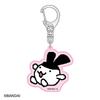 Bandai Tamagotchi Plump Mimichi H6 X X D1cm Keychain, CPU1-TG-MI, W4.9