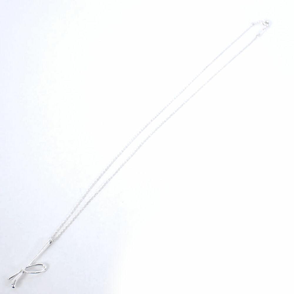[Used] TIFFANY 925 Initial K Pendant Necklace j7-4