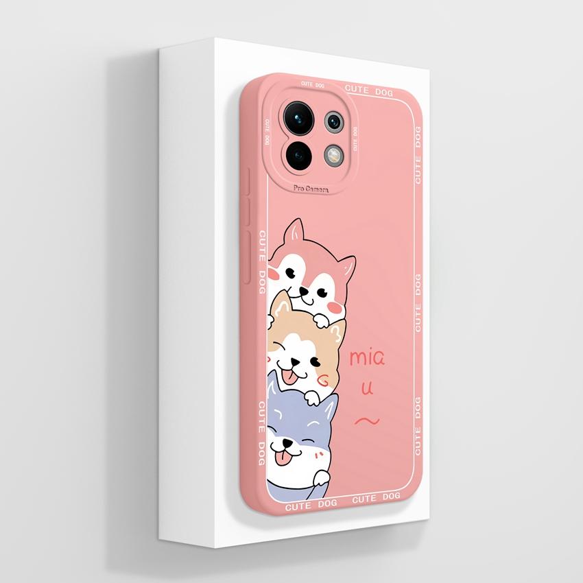 Etui na telefon do Xiaomi Mi 11 11T 11X Pro Lite 11i Urocze kreskówkowe wzory dla chłopców i dziewcząt Modne etui Miękkie etui z płynnego silikonu Antypoślizgowe etui do Xiaomi Obudowa