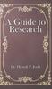 The A Guide To Research Book