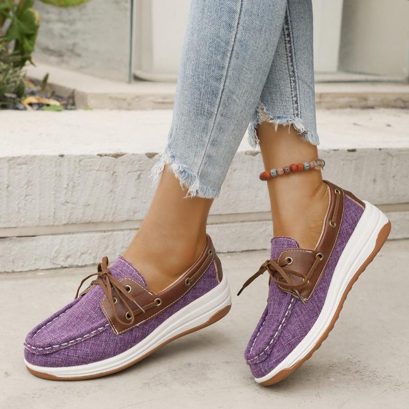Single Shoes Autumn and Winter Large Size Women's Shoes New Thick-soled One-pedal Casual Flat-soled Single Shoes