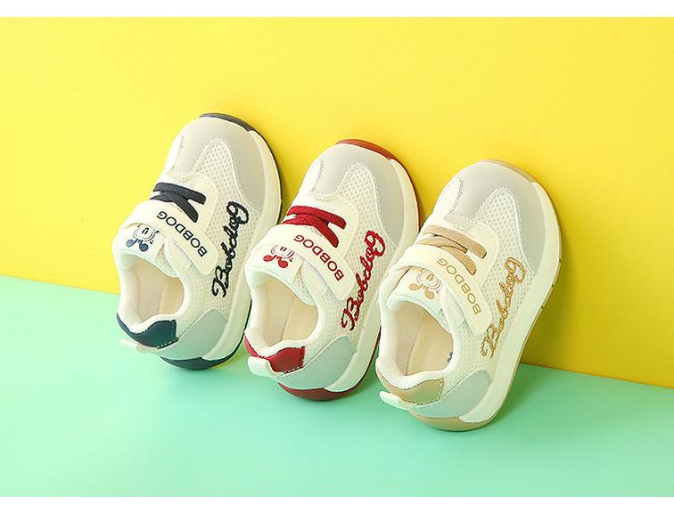 2026 Spring Babu Dou Breathable Toddler Sports Shoes for Boys and Girls: Lightweight Mesh Design