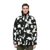 FILA X Études Collaboration All-Over Print Zipper Stand Collar Long Sleeve Down Jacket Men outerwear F11M346901F-ZA
