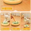Multifunctional Electric Cat Toy Self Rotating Sturdy Design Cat Feather Teaser Reusable Self Rotating Teaser