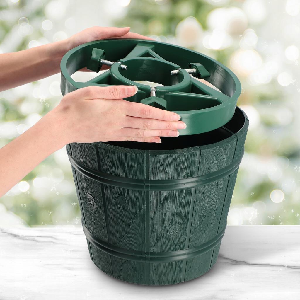 KADAX Großer Weihnachtsbaumständer für einen echten Weihnachtsbaum, Blumentopfbaum 2,8 m