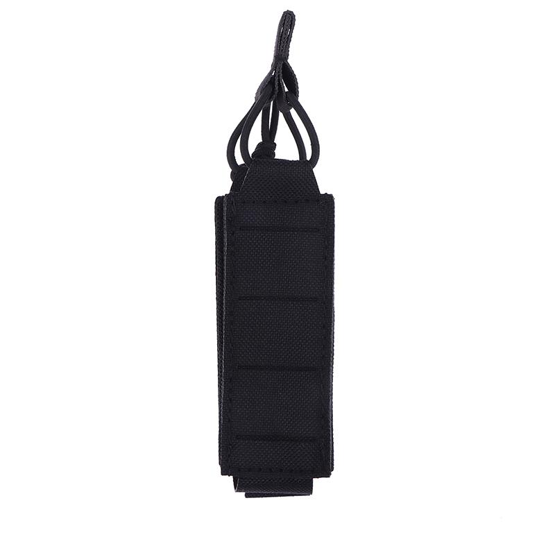 9mm Pouch Laser Cut Light Weight Single Bag Tactical Oxford Ripstop Quick Detachable Pouch for Outdoor Hiking Camping