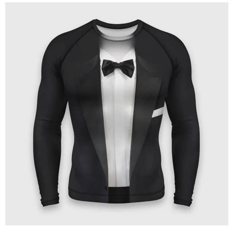Men's Street Hip-hop Cosplay Funny And Personalized Round Neck Long Sleeved Fashion Casual Top