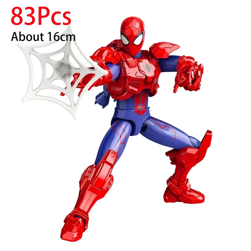 16cm  Marvel Legends Lega Deadpool Spider Man Building Blocks Iron Man Cartoon Character Building Block Toys For Children