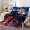 1pc Brave Superman Flannel Blanket Soft Warm Throw for Home, Office, Travel, All-Season Cozy Bedding GiftL1312