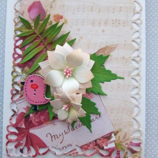 Flower Metal Cutting Dies DIY Scrapbooking Embossing Paper Cards Craft Stencil