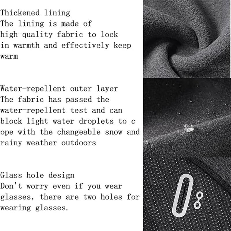 Glugă Elastică de Ciclism Iarnă Termică Rezistentă la Vânt Mască de Schi Motocicletă Balaclavă Acoperire Față Căciulă Skull