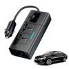 200W Car Power Inverter Car Plug Adapter Outlet Chargers DC12V To 220V Car Inverter with USB, QC3.0 USB & Type-C