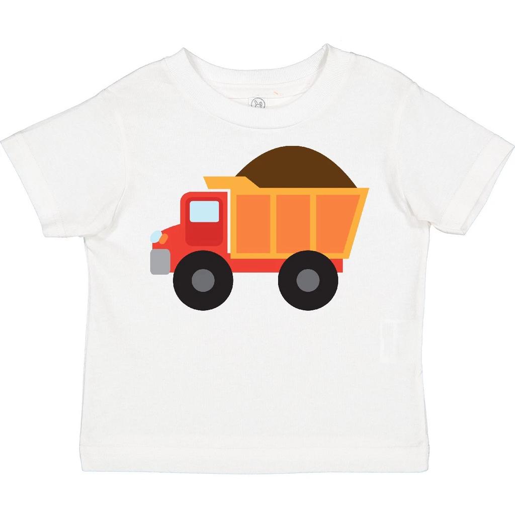Inktastic Work Truck Construction Vehicle Toddler Kids Boys T-Shirt Trucks Vehicles Cute
