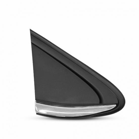 Front RH Mirror View Corner Trim Cover Cap Black for Chevrolet Cruze 2016-