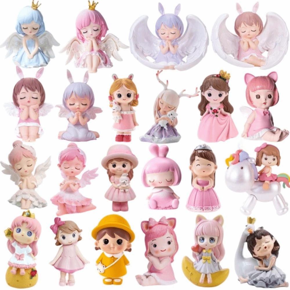 Girl Angel Cake Topper PVC Cake Decorate Fashion Anime Figure Cake Topper  Home
