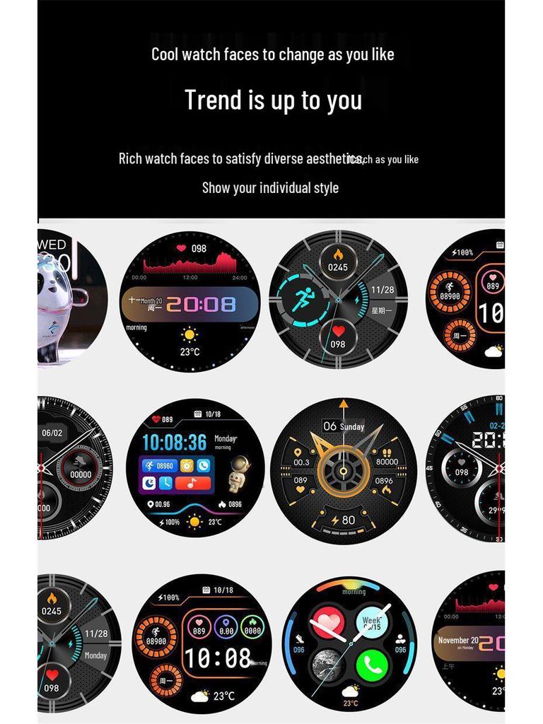 Watch4 Smartwatch: Call-Ready, New Vi/Vo Compatible, Bluetooth Multi-Function
